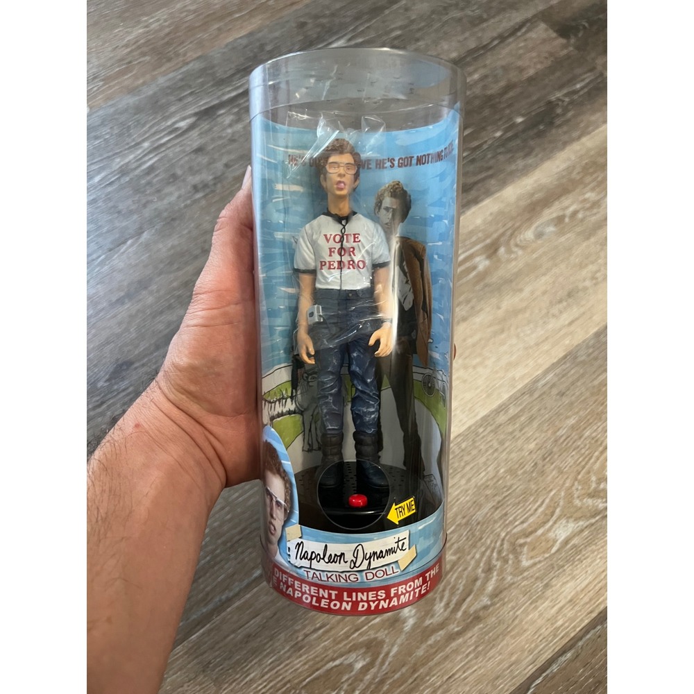 Kamhi World Napoleon Dynamite‎ Talking Doll Blue Vote For Pedro Figure